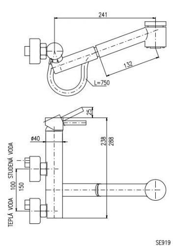 Смеситель Rav Slezak Seina SE903.5