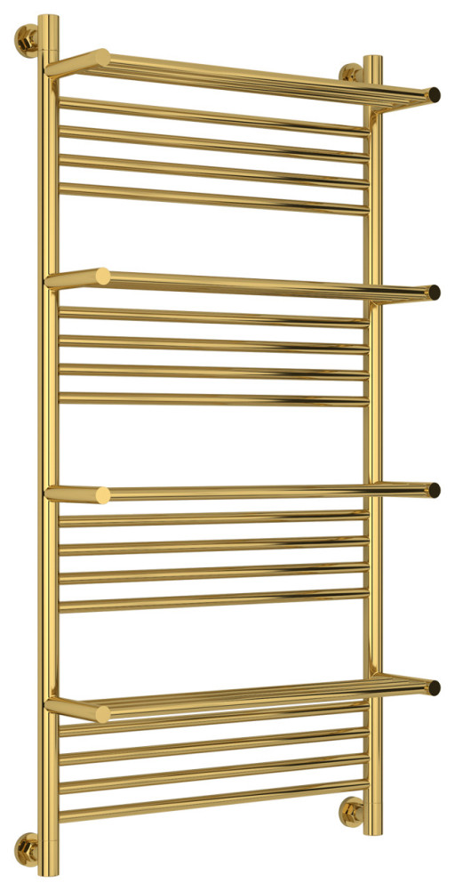 Полотенцесушитель водяной Сунержа Богема 4 полки+ 1200х600 Золото
