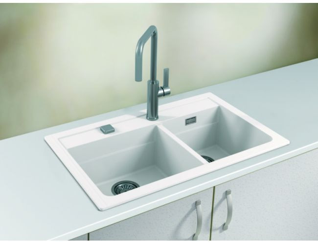 Мойка ALVEUS GRANITAL ATROX 50 ARCTIC - G11 в комплекте с сифоном 1132822,