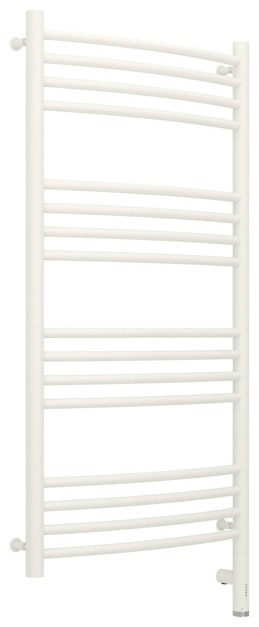 Полотенцесушитель электрический Сунержа Богема 3.0 выгнутая 1000х500 МЭМ правый Матовый белый