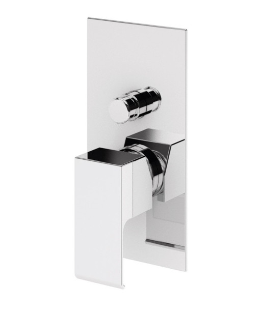 Встраиваемый однорычажный смеситель для душа с переключателем Cezares PORTA-VDIM-SS