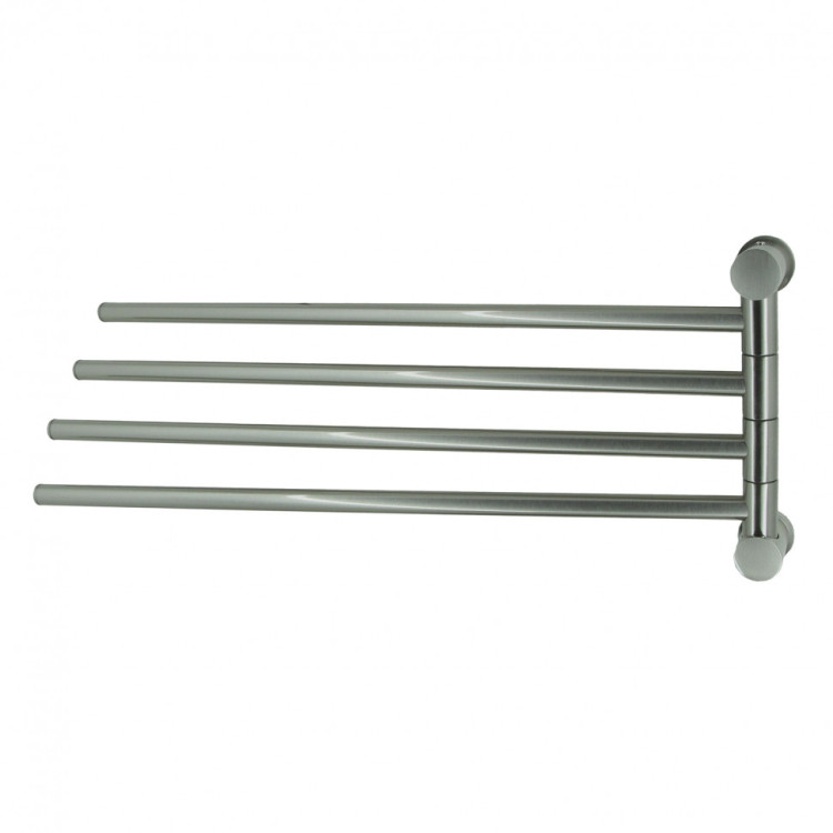 WasserKRAFT NEW K-1034NICKEL Держатель полотенец четверной