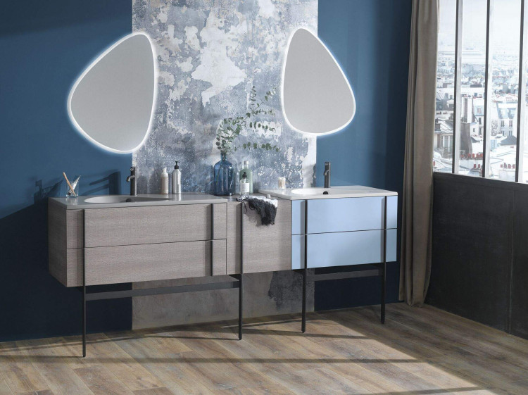 Мебель 120 см для раковины-столешницы 120 cм, белый блестящий Jacob Delafon NOUVELLE VAGUE EB3035-G1C