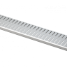 Решетка для дренажного желоба 100 мм, нержавеющая сталь Alcadrain ADZ-R322