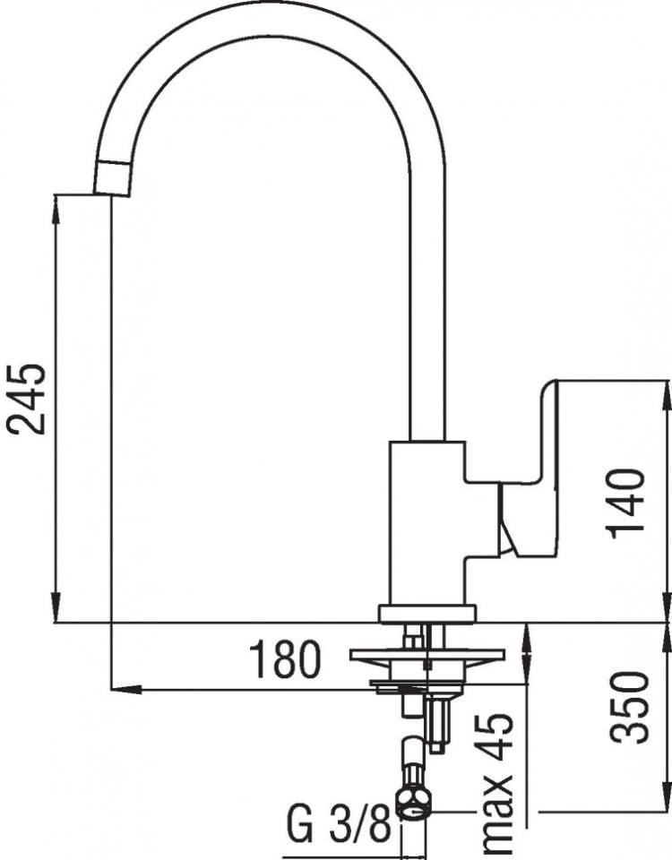 Смеситель для кухни Nobili ABC AB87133CR