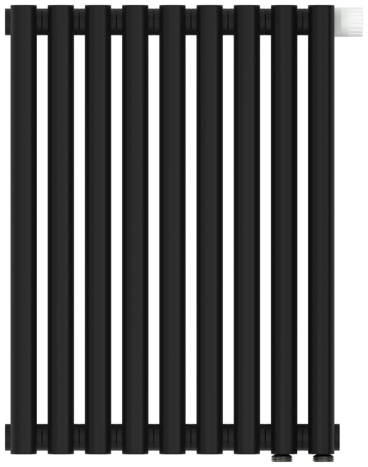 Отопительный радиатор Сунержа Эстет-11 EU50 500х405 9 секций Матовый чёрный