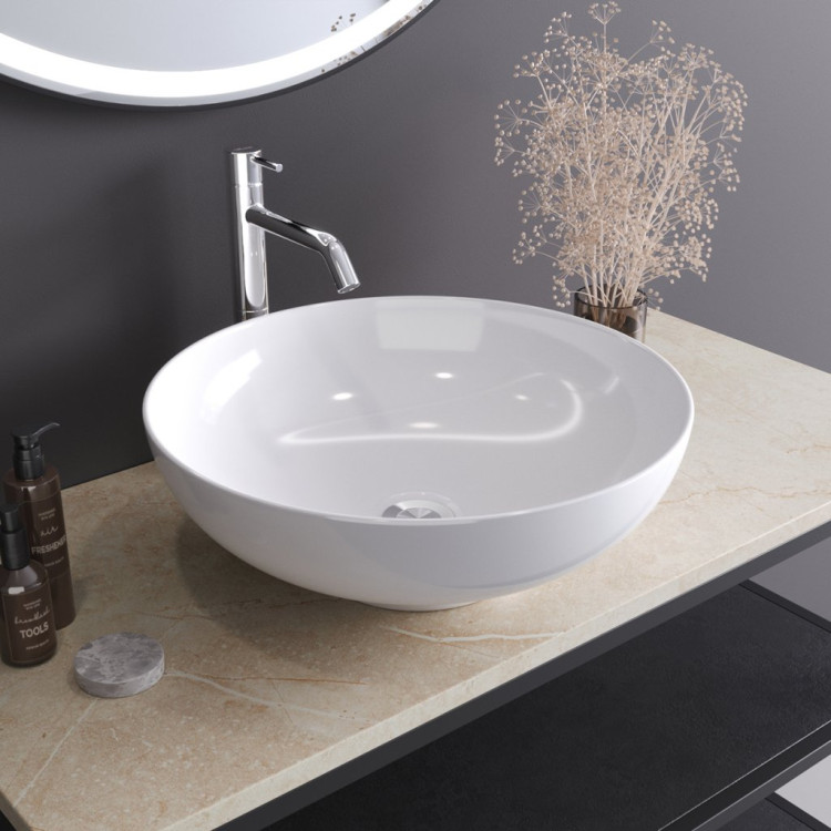 Раковина керамическая накладная Cezares CZR-NEW-43-LVB