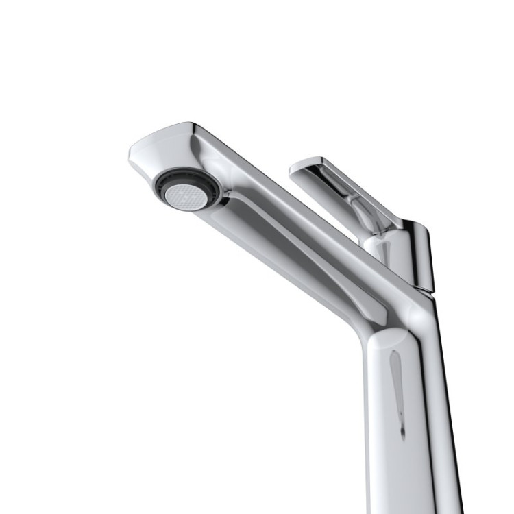 Смеситель для накладной раковины без донного клапана Cezares LUX-LC-01-W0