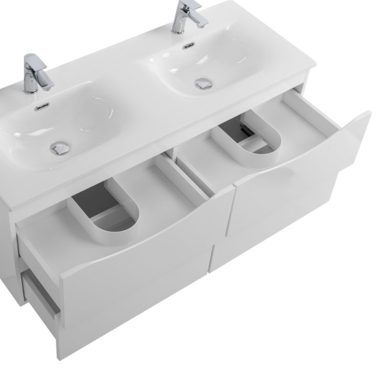 Керамическая раковина с двумя чашами Cezares BB-8099-120-2