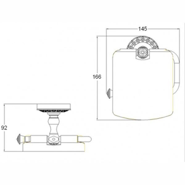 Держатель для туалетной бумаги Bronze de Luxe Windsor K25003