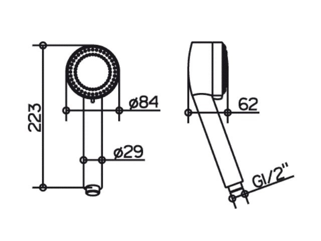 Душевая лейка Keuco Edition 300 54980 010300