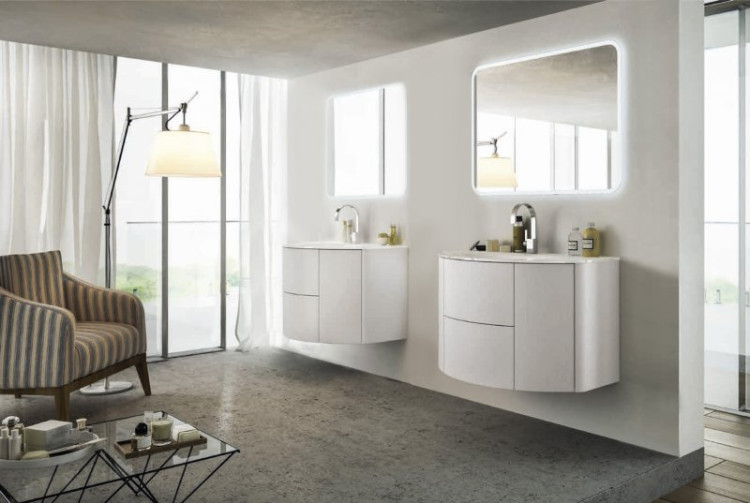 Раковина из искусственного мрамора 122x52 Cezares 50178