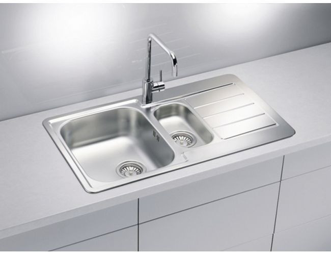 Мойка LINE 70 NAT-90 790X500 в компл. с сифоном 1130555,