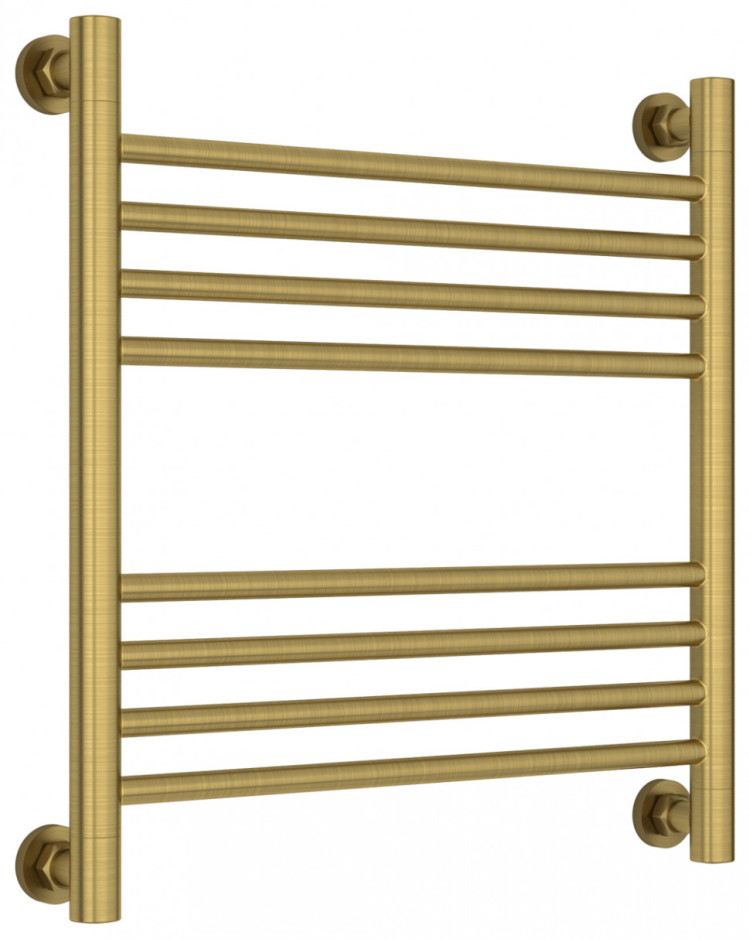 Полотенцесушитель водяной Сунержа Богема+ прямая 500х500 Состаренная латунь