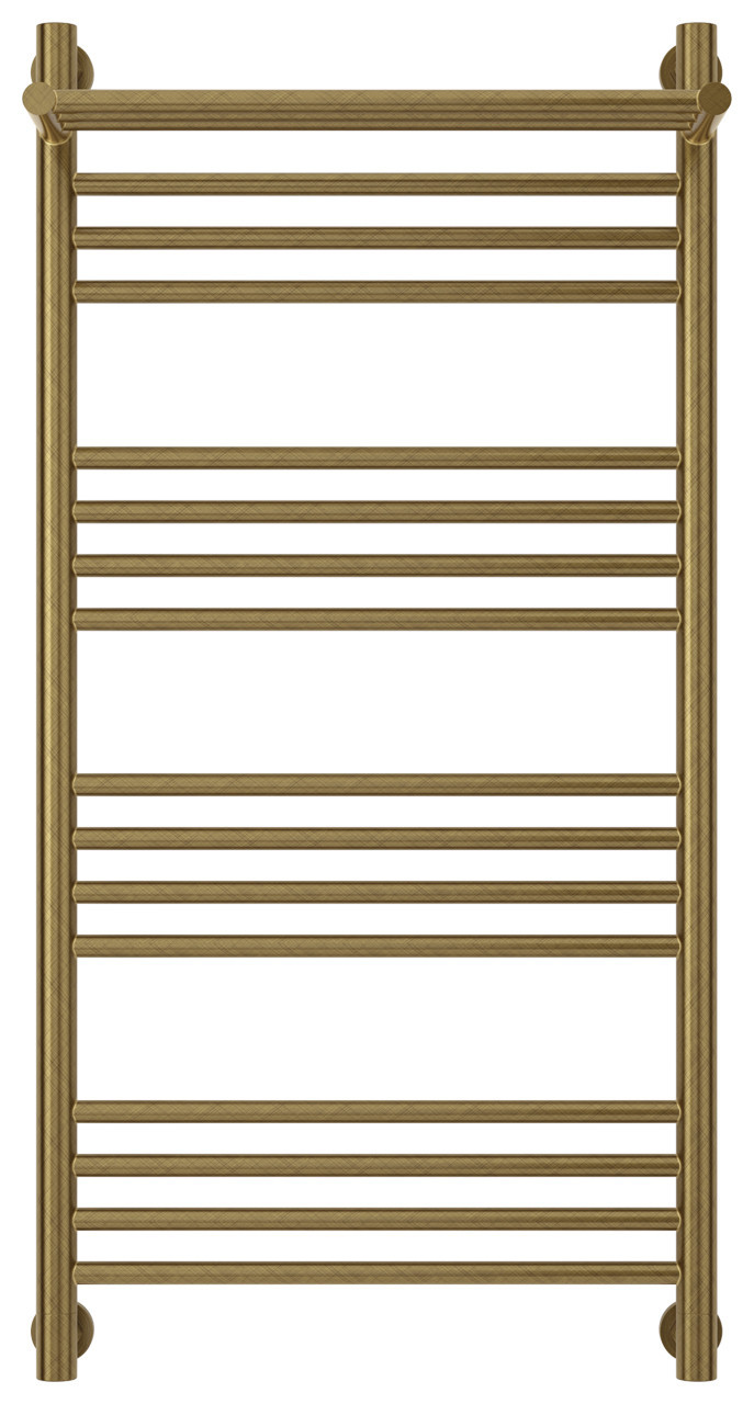 Полотенцесушитель водяной Сунержа Богема с полкой+ 1000х500 Состаренная бронза