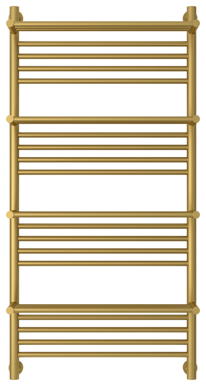 Полотенцесушитель водяной Сунержа Богема 4 полки+ 1200х600 Матовое золото