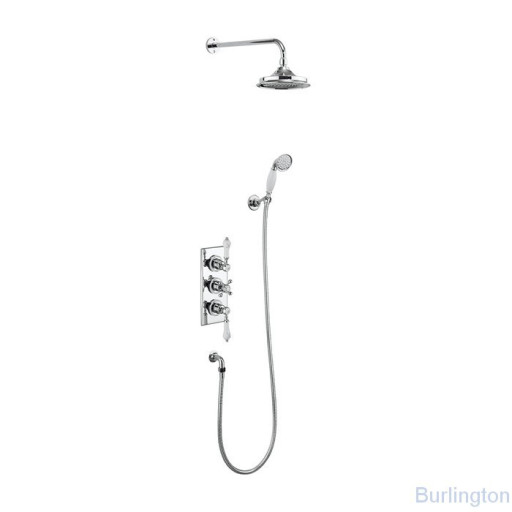 Душевая стойка c встроенным термостатом TF3S c душевой насадкой 12''