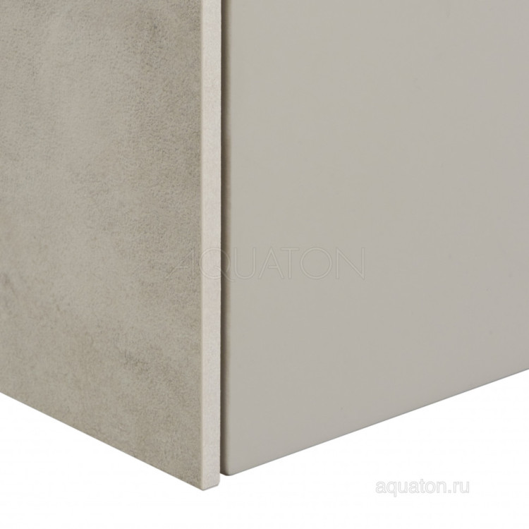 Шкаф навесной AQUATON Сохо слэйт, галька серая 1A258403AJ9A0