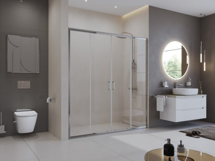 Душевая дверь в нишу BELBAGNO UNO-195-BF-2 BelBagno UNO-195-BF-2-170-P-Cr