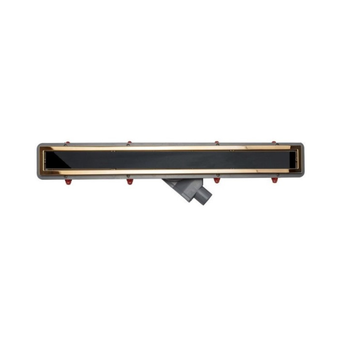Линейный трап Confluo Premium Black Glass Line 750 Gold Cezares 13100098