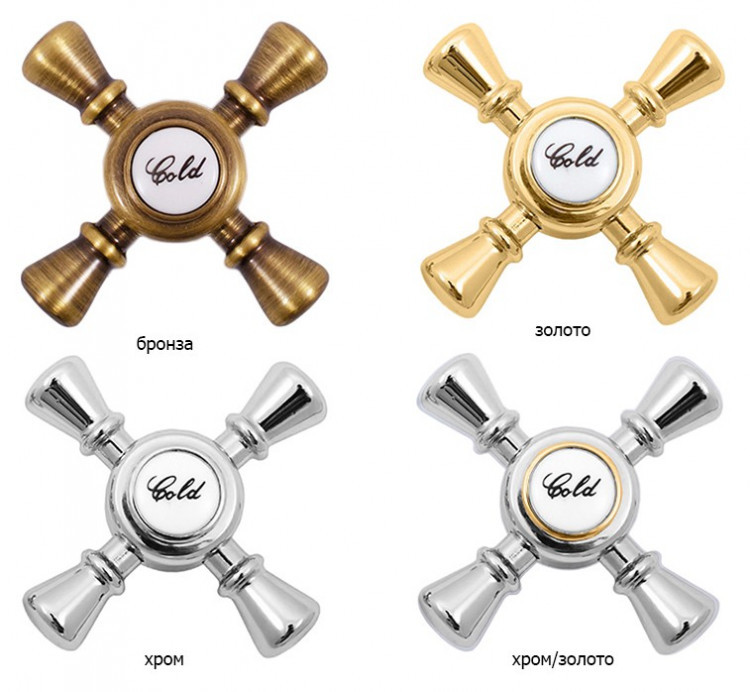 Смеситель для ванны Rav Slezak Morava retro MK360.5/2SM