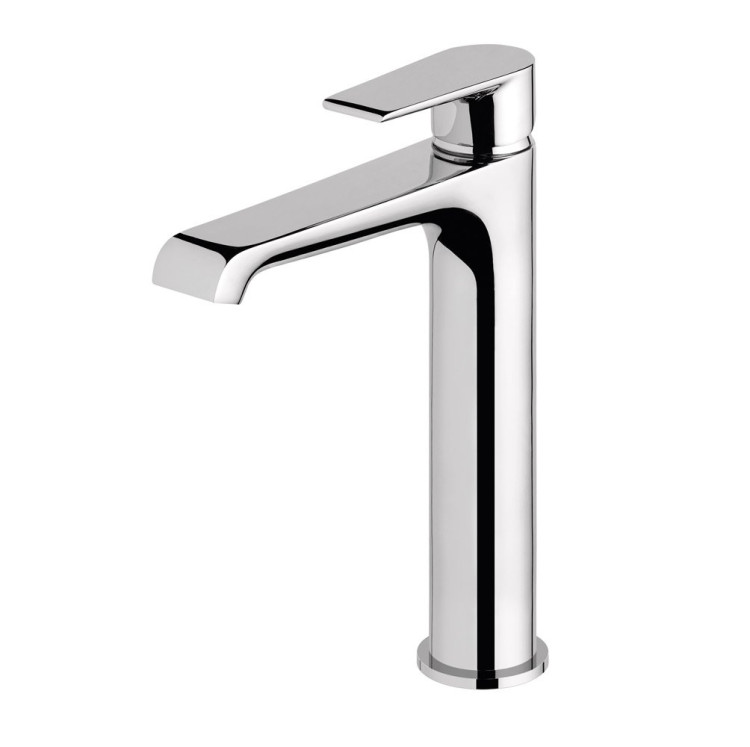 Смеситель для накладной раковины, с донным клапаном Cezares NAUTIC-LC-SS