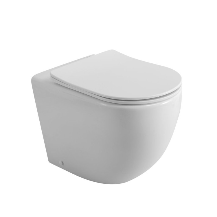 Унитаз приставной, P-trap Cezares BB2141CBR/SC