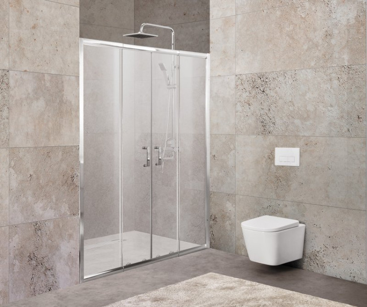 Душевая дверь в нишу BELBAGNO UNIQUE-BF-2 BelBagno UNIQUE-BF-2-170/200-M-Cr