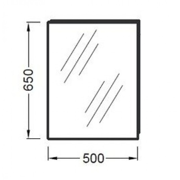 Зеркало Jacob Delafon Odeon Up 50