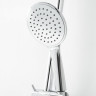 Душевая стойка телескопическая, с изливом с верхним и ручным душем Cezares LEAF-CVDA-30-ST