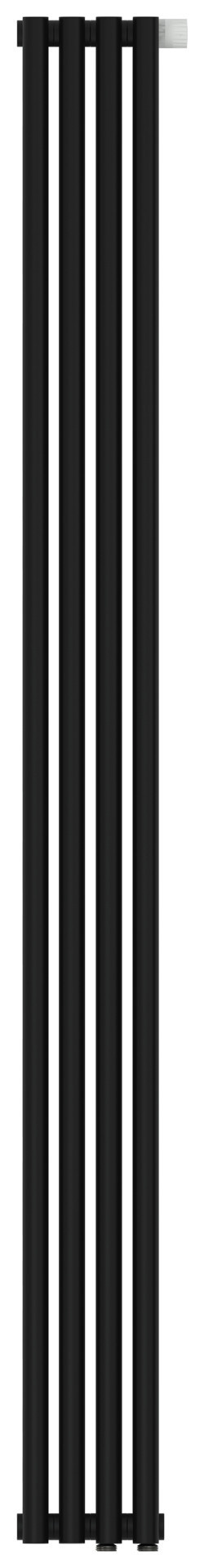 Отопительный радиатор Сунержа Эстет-00 EU50 1800х180 4 секции Матовый чёрный