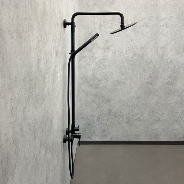 COMFORTY. Душевая система, FF018W-CMT, черный матовый
