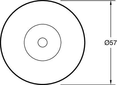 Круглые декоративные заглушки, классический дизайн Jacob Delafon EO E974-CP