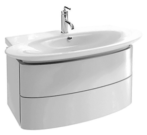 Тумба под раковину Jacob Delafon Presquile 83 подвесная 2 ящика