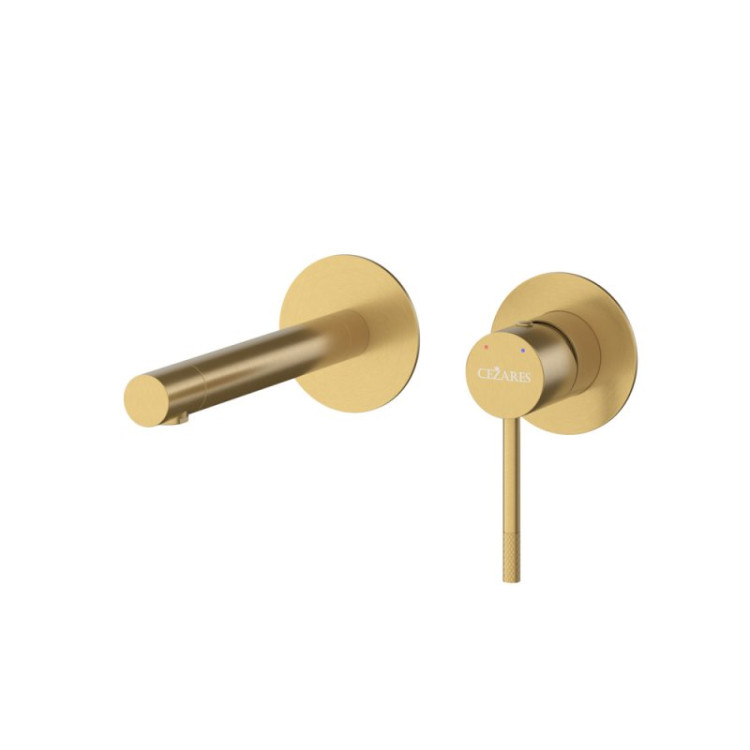 Смеситель для раковины встраиваемый с внутренней частью, без донного клапан Cezares RELAX-BLI2-2-BORO-W0