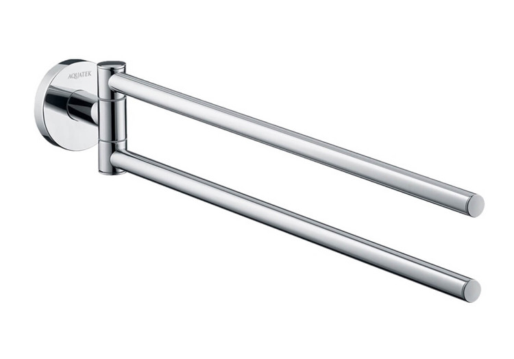 Полотенцедержатель двойной Aquatek AQ4013CR Вега