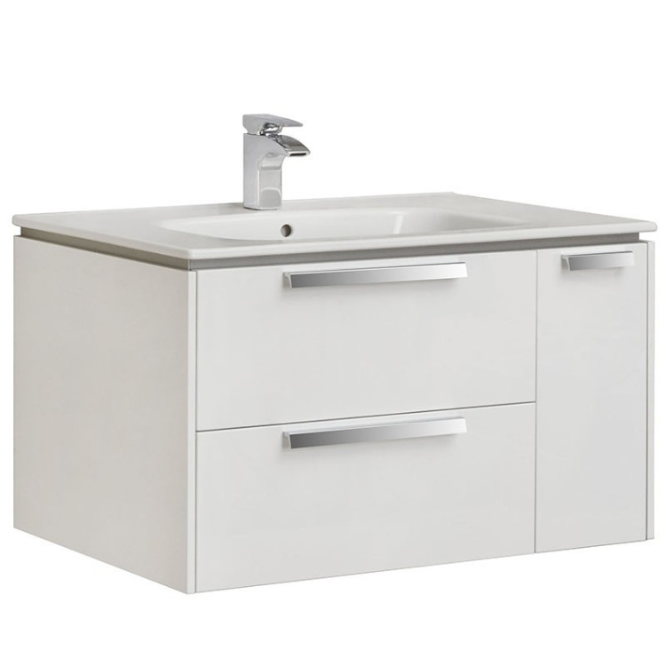 Тумба под раковину Roca Lago 80 подвесная