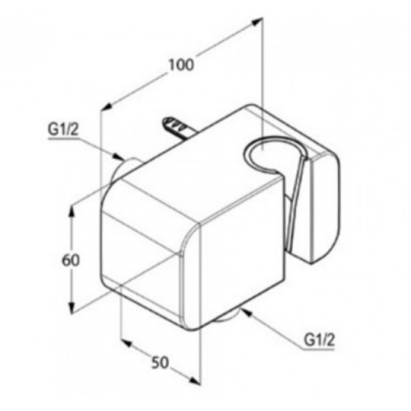 Держатель ручного душа Kludi A-Qa 6556043-00