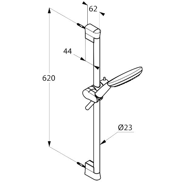 Душевой гарнитур Kludi Freshline 6793005-00
