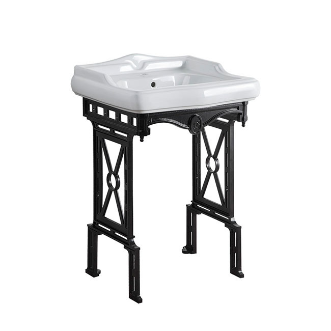 консоль на ножках для раковины 60см., металл