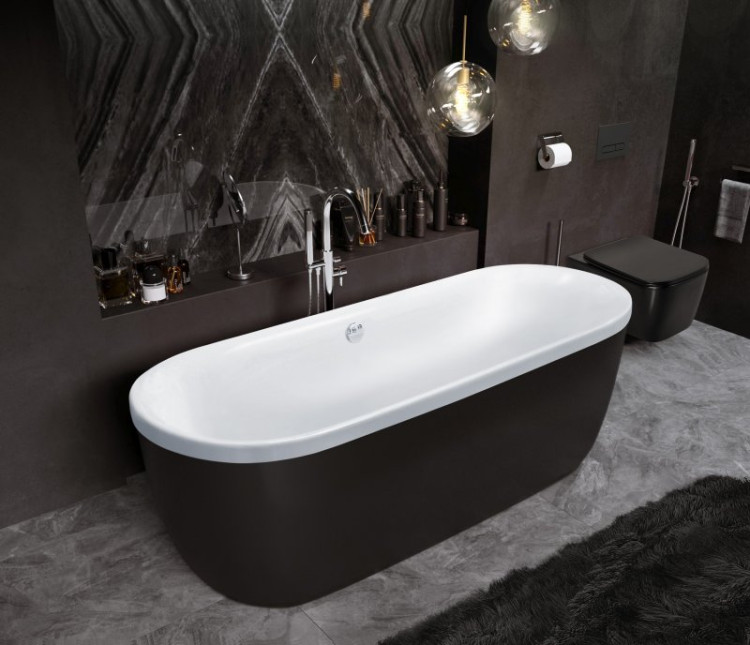 Панель для акриловой ванны Cezares METAURO-Central-180-SCR-GRIGIO