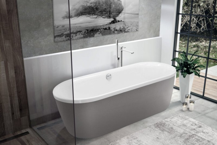 Панель для акриловой ванны Cezares METAURO-Central-180-SCR-GRIGIO