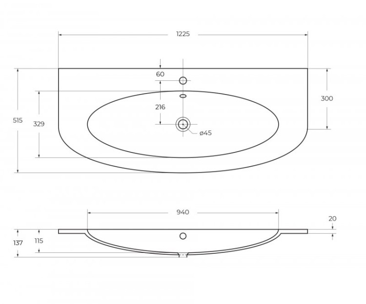 Зеркало со встроенной LED подсветкой и сенсорным выключателем Touch System 120x90 Cezares 40312