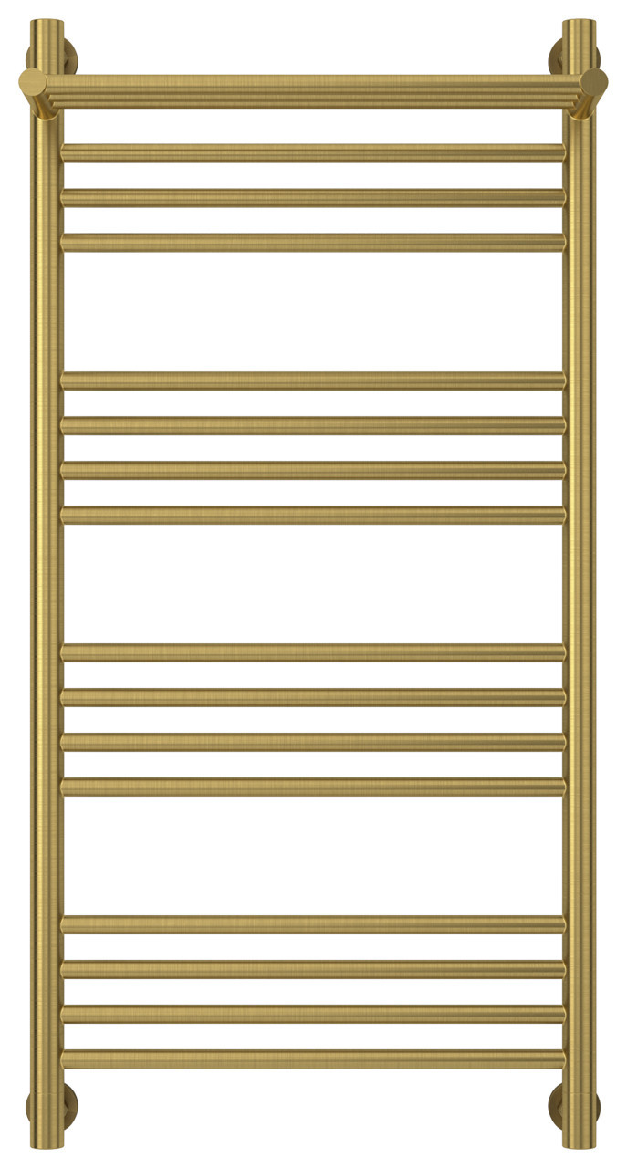 Полотенцесушитель водяной Сунержа Богема с полкой+ 1000х500 Состаренная латунь