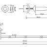 Полотенцедержатель Bemeta Rawell 134504225