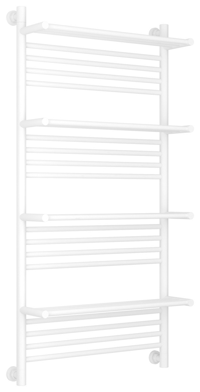 Полотенцесушитель водяной Сунержа Богема 4 полки+ 1200х600 Матовый белый