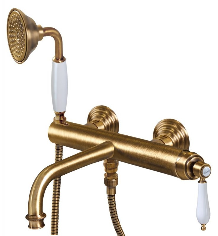 Смеситель для ванны и душа однорычажный в комплекте с ручным душем Cezares APHRODITE-VDM-02-Bi