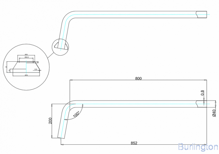 Соединительная труба, ХРОМ