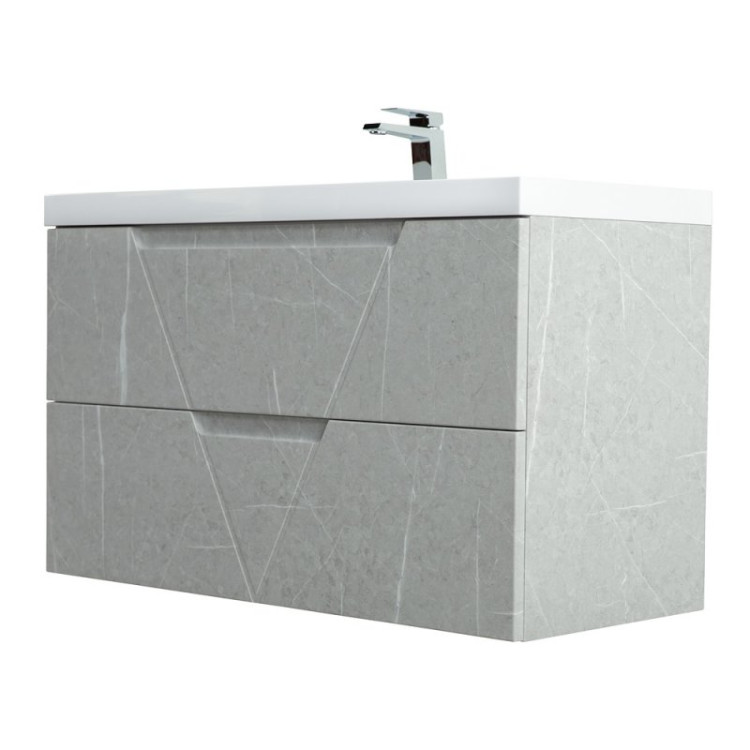 База под раковину подвесная с двумя выкатными ящиками 800x450x570 BelBagno VITTORIA-800-2C-SO-PINO-P