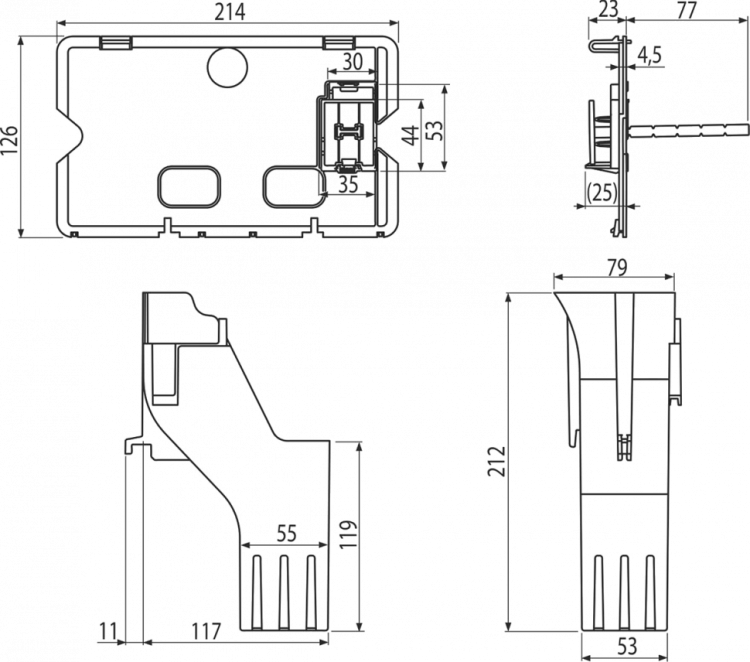 Комплект для вкладывания таблеток для унитаза Alcadrain P169